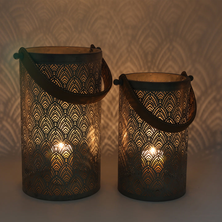 Lanterns set of 2 Benno