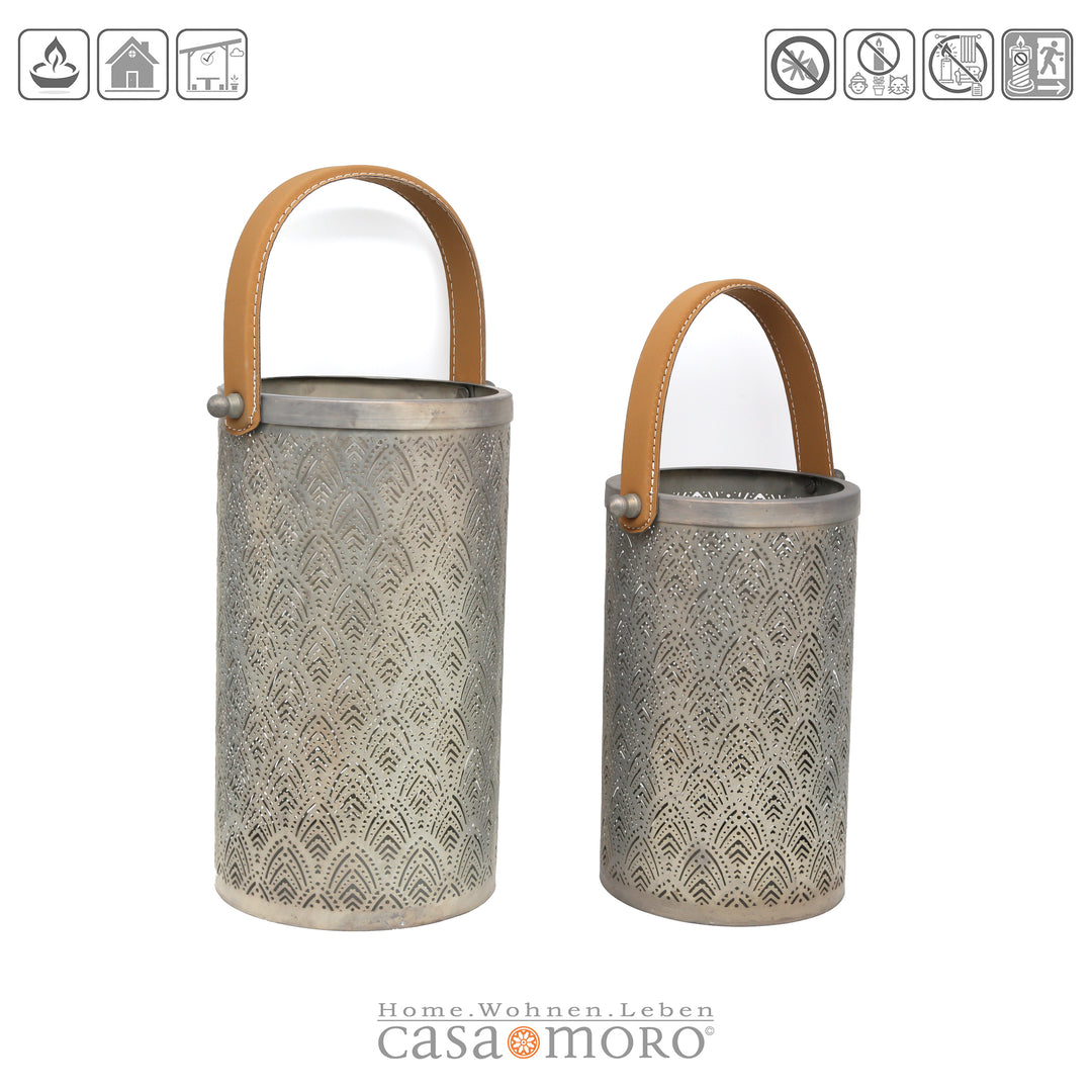 Lanterns set of 2 Benno