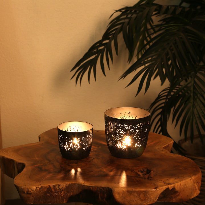 Set of 2 tealight holders Noan