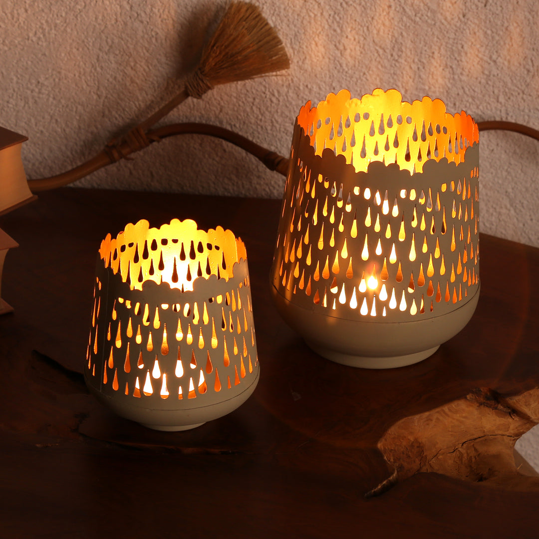 Set of 2 Tino tea light holders