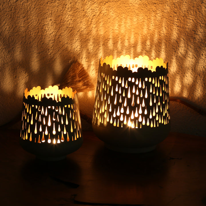 Set of 2 Tino tea light holders