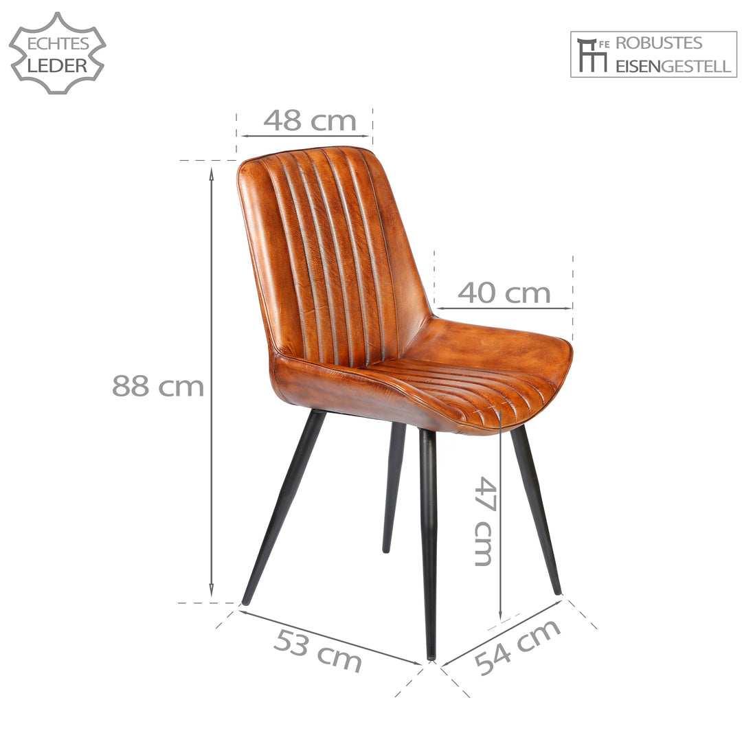 Chair dining room leather