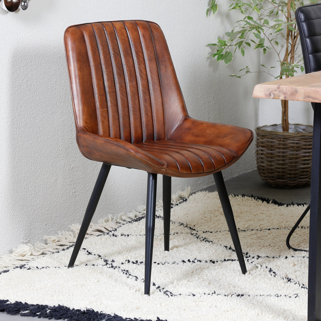 Chair dining room leather