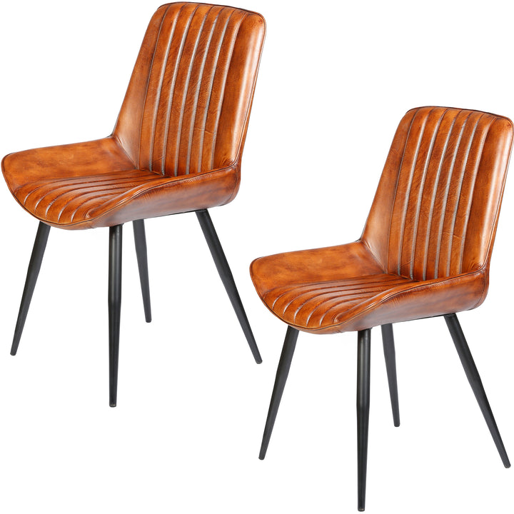 Chair dining room leather