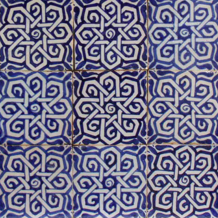 Hand Painted Tile – Moorish Style
