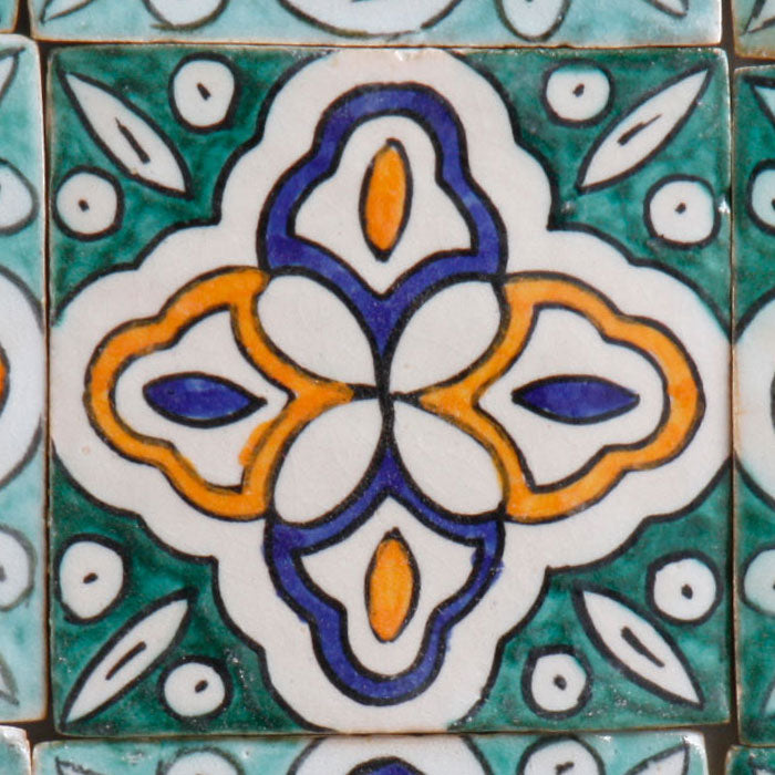 Hand Painted Tile – Retro