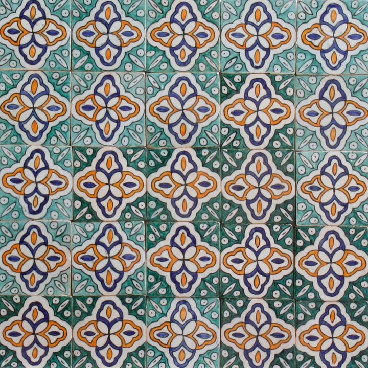 Hand Painted Tile – Retro