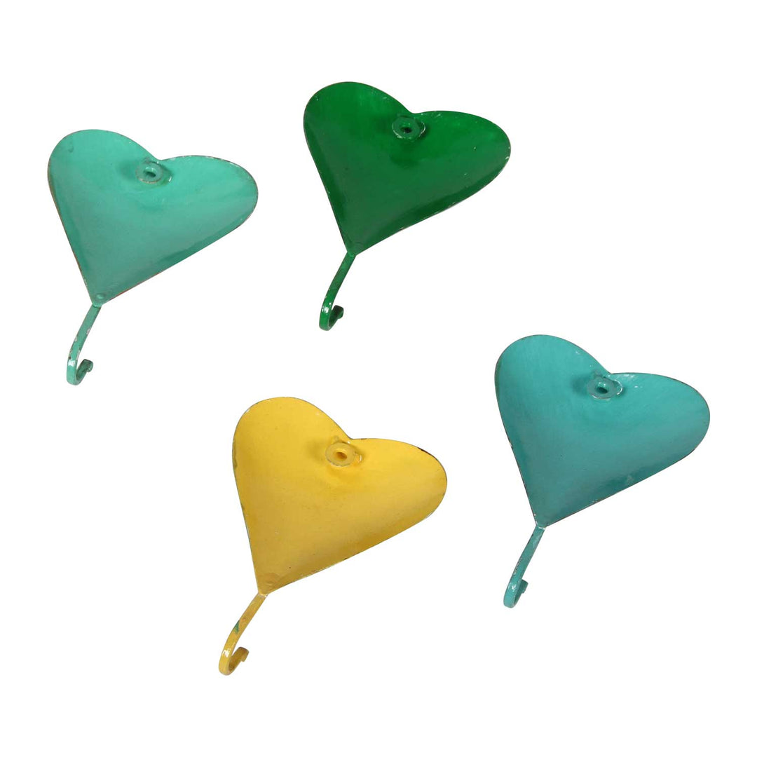 Boho chic coat hooks set of 4