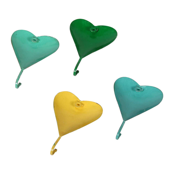Boho chic coat hooks set of 4