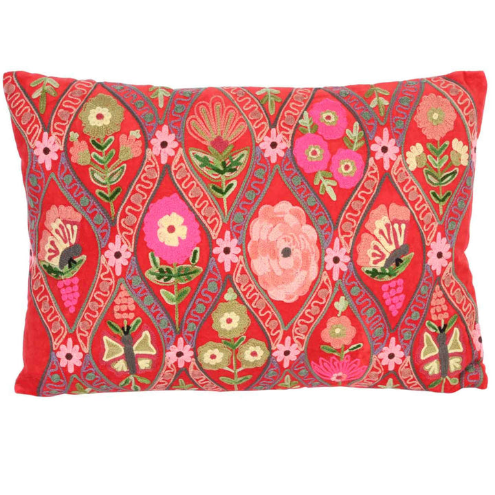 Decorative cushion Jolina embroidered