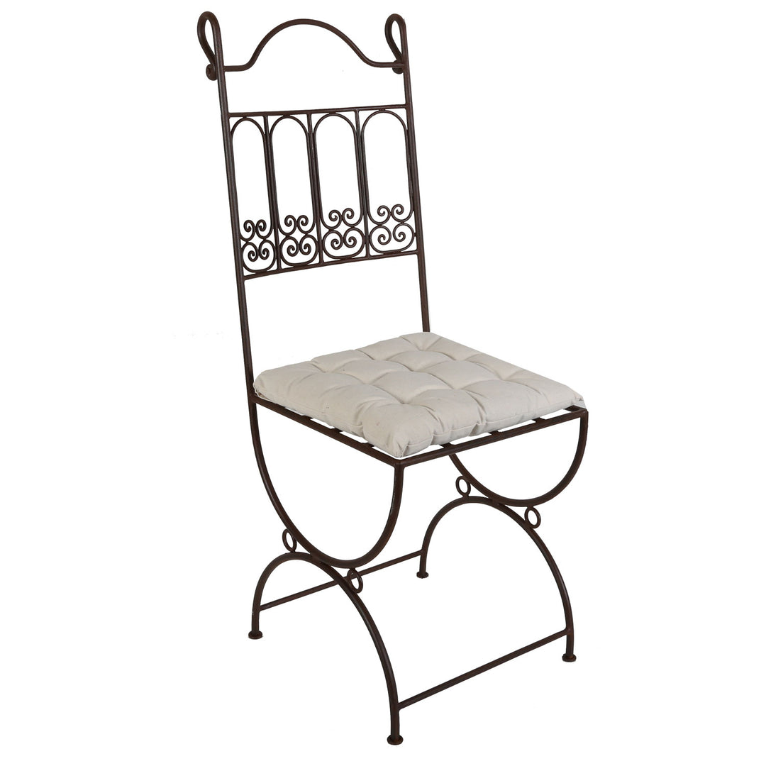 Pedro wrought iron chair