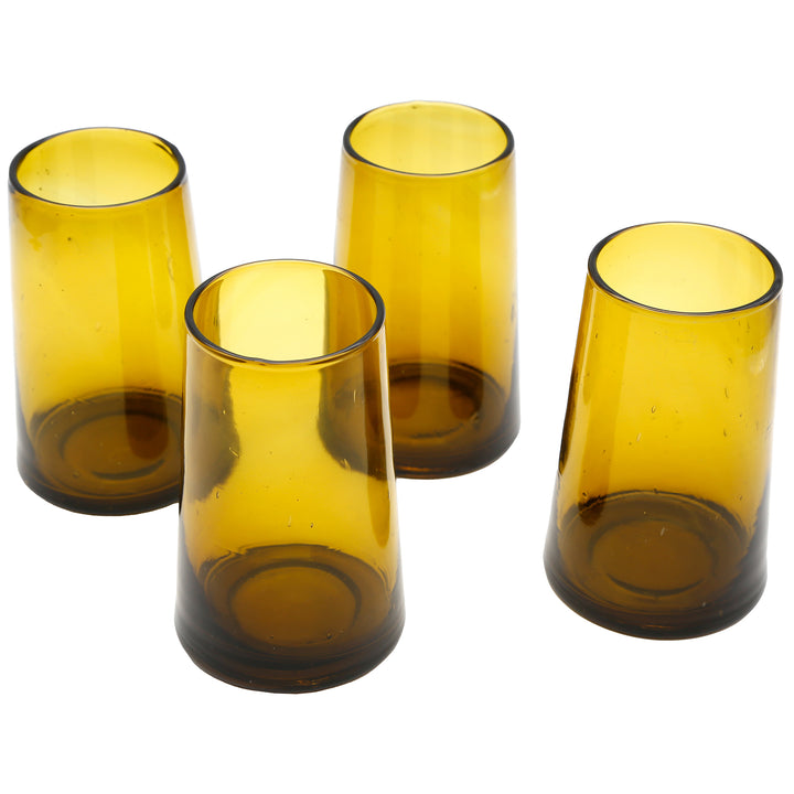 Serving suggestions with iced coffee in a honey-colored glass - perfect for hot days or special occasions