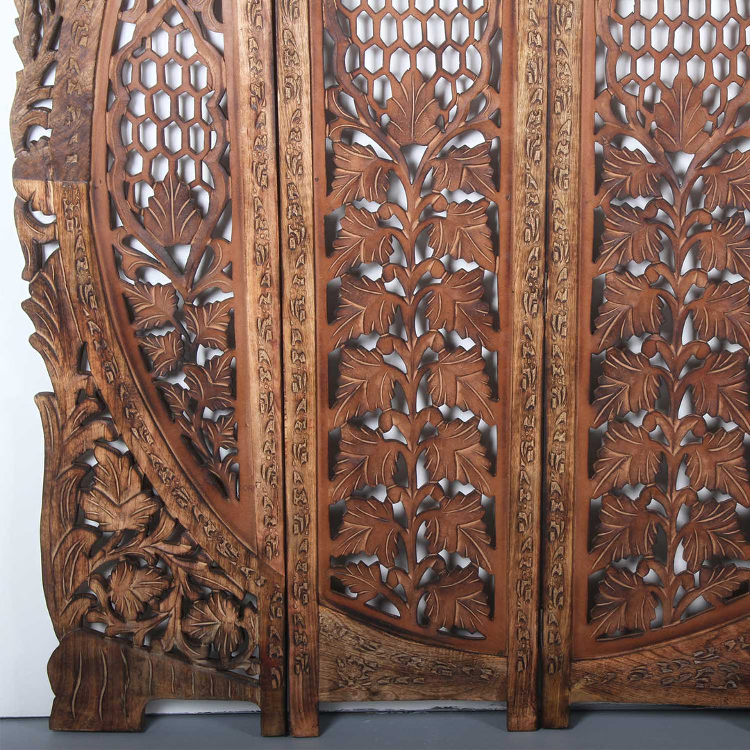 Room divider - Indian wooden screen Rana