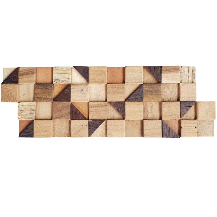 Wooden wall paneling Pyramid Cube