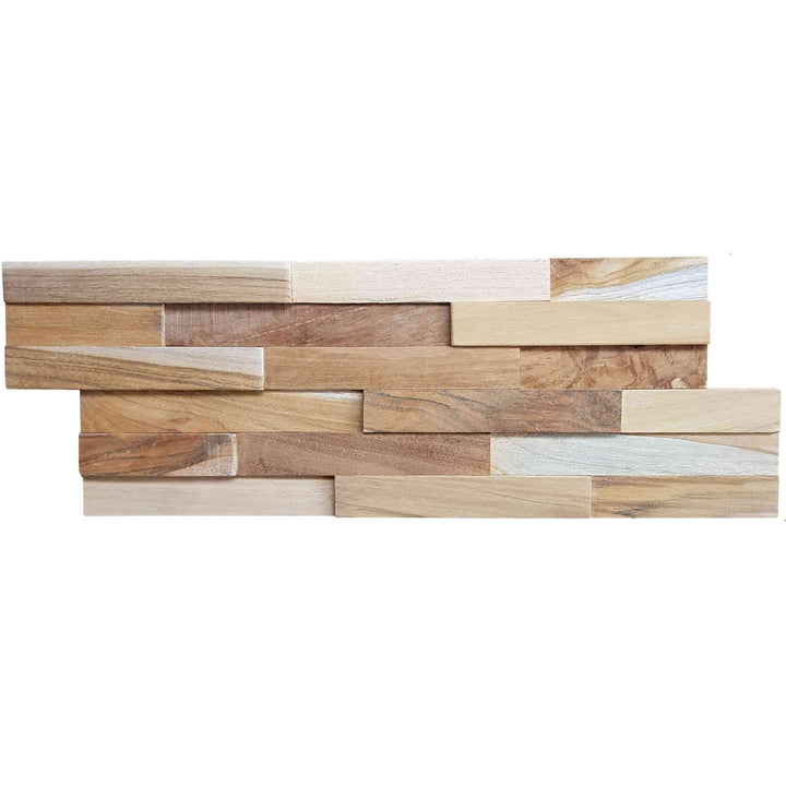 Wooden wall paneling Smooth Wave
