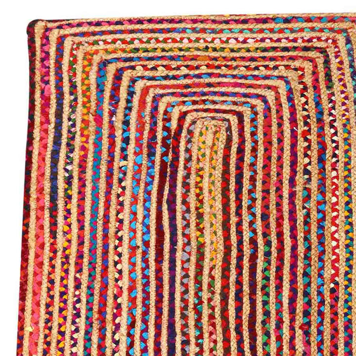 Jute carpet Esha colorful