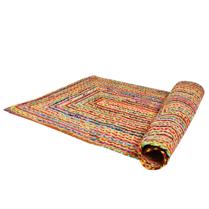 Jute carpet Esha colorful
