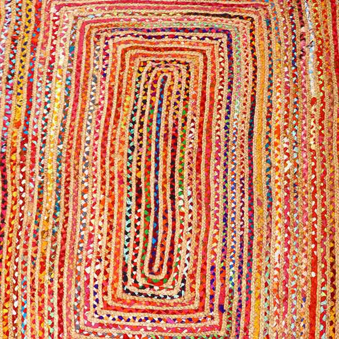 Jute carpet Esha colorful