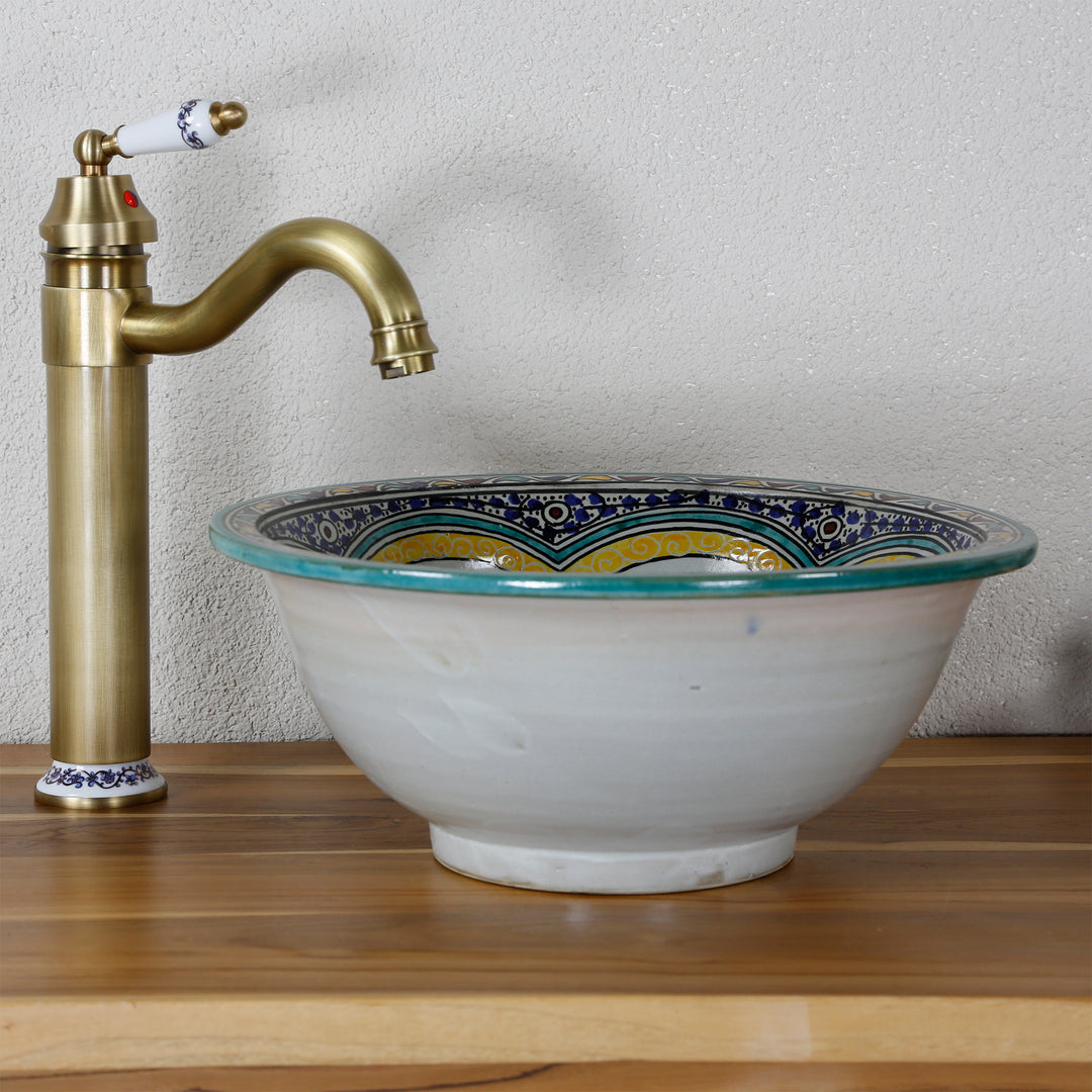 Bathroom sink ceramic