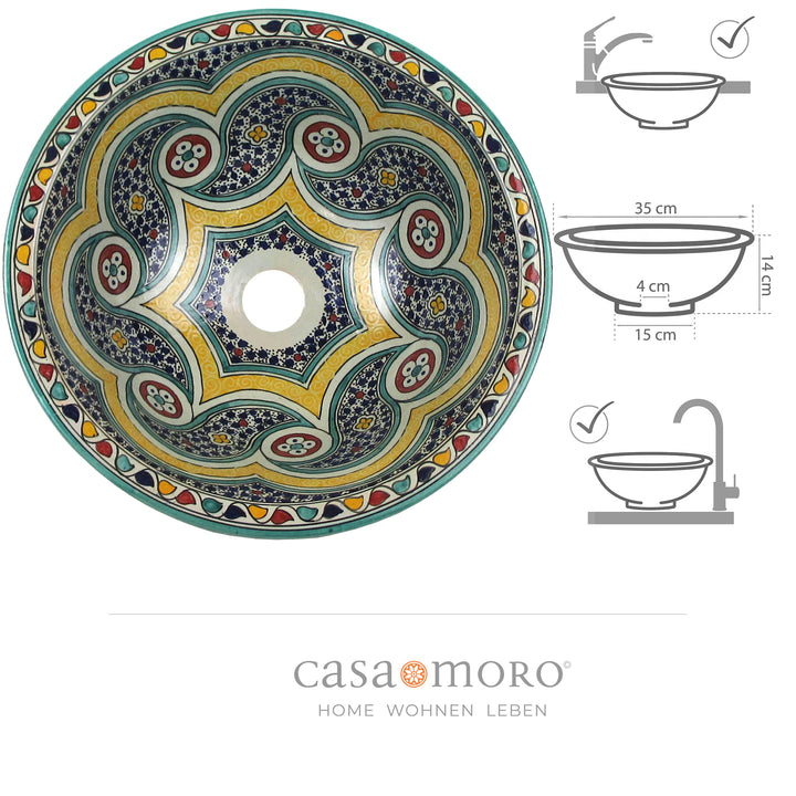 Bathroom sink ceramic