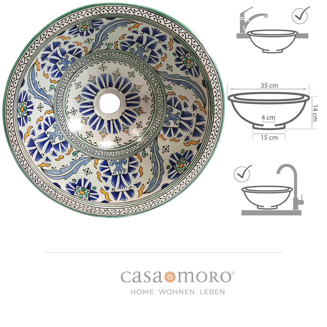 Washbasin for the bathroom