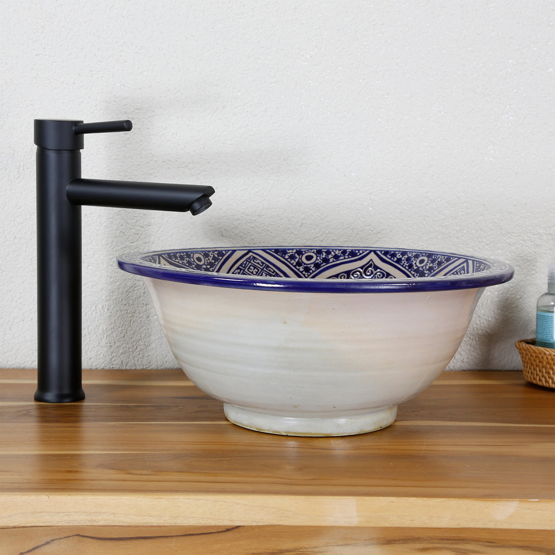 Countertop sink Blue Round