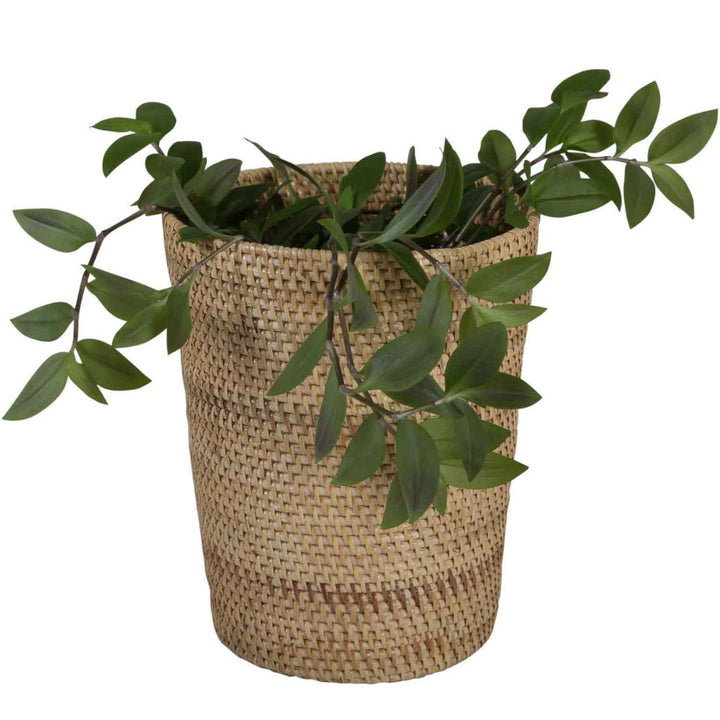 Nila Natural Rattan Wastebasket