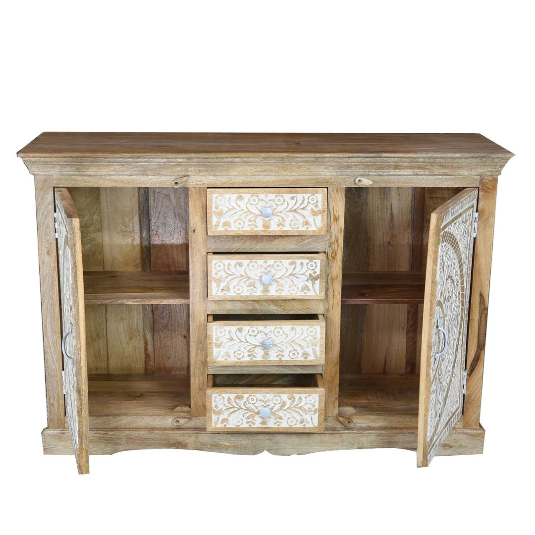 Moroccan wooden chest of drawers Harnur