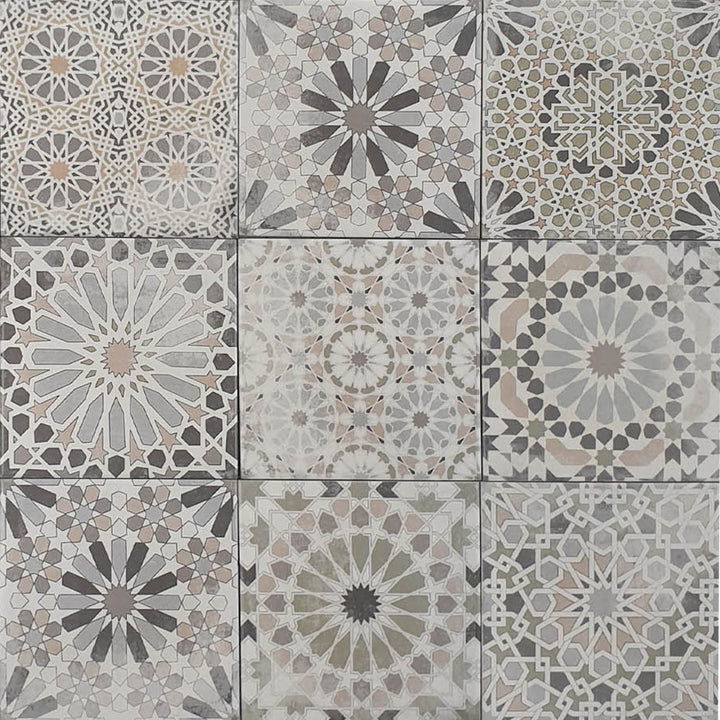 Moroccan Patchwork Tiles Arabesque