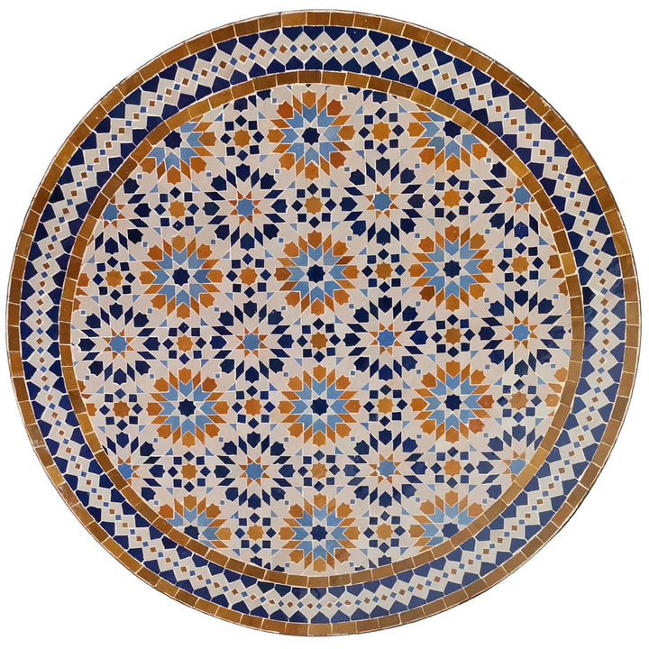 Mosaic table D90 Ankabut Brown
