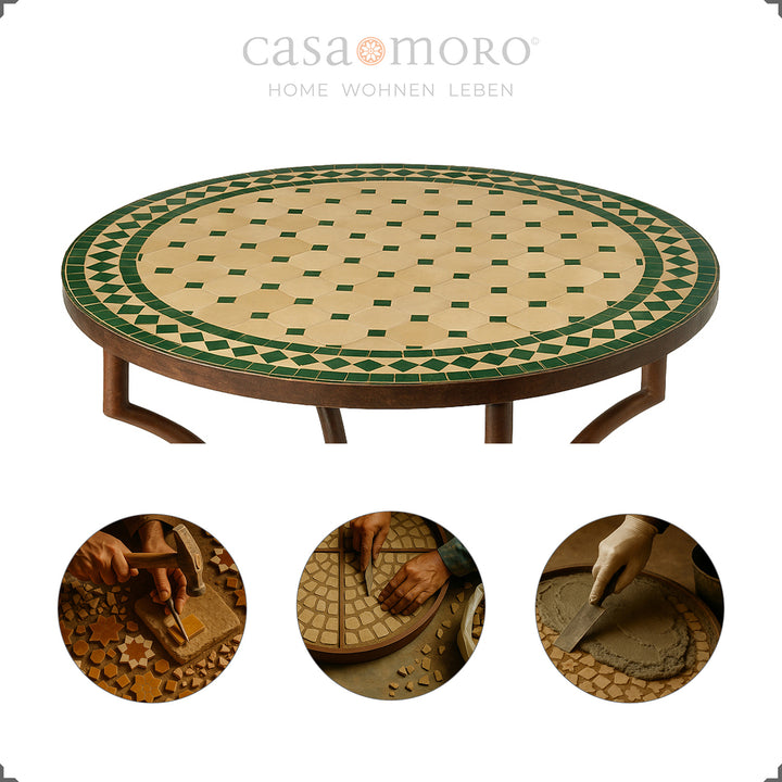 Mosaic panel approx. 32 kg - securely placed without screws, easy to move
