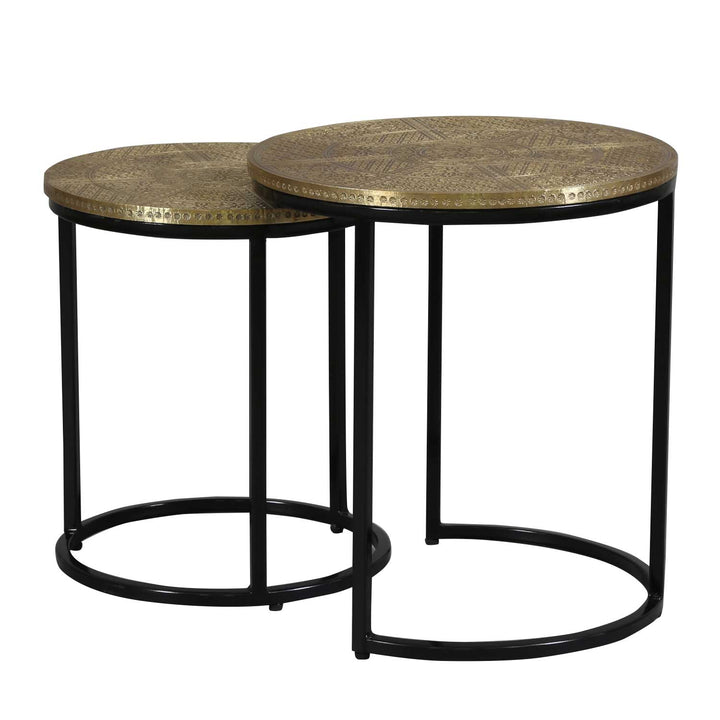 Oriental nesting tables Hanane set of 2