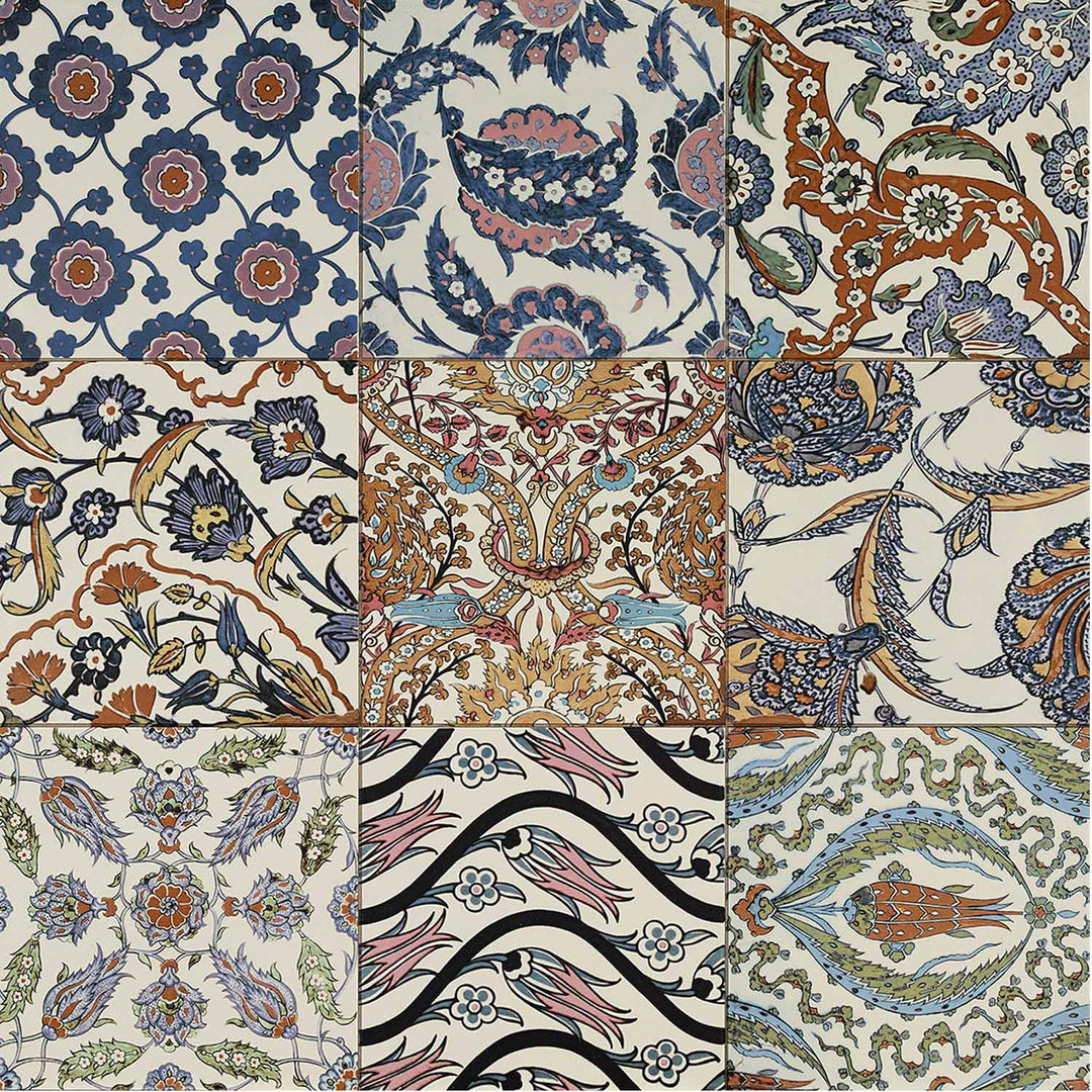 Oriental Patchwork Wall Tiles – 59.2x20cm Matt