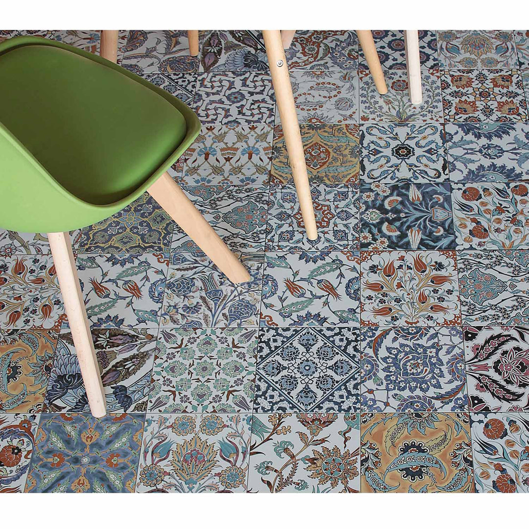 Oriental Patchwork Wall Tiles – 59.2x20cm Matt