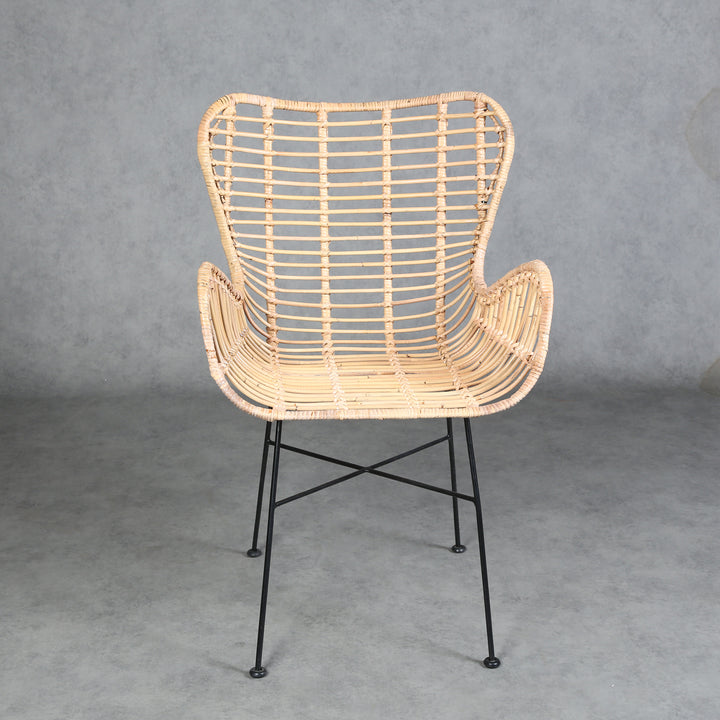 Rattan armchair Monia