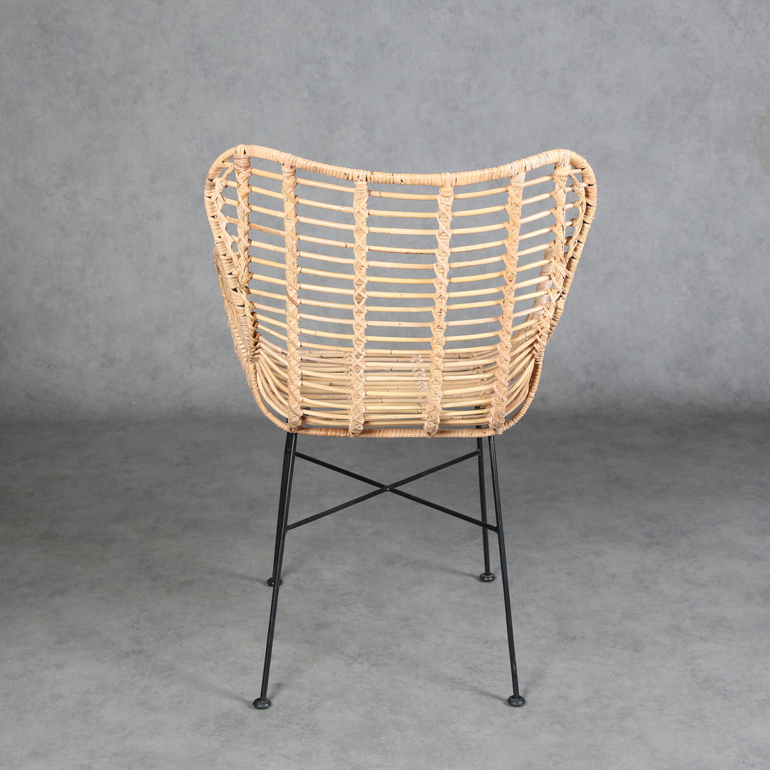 Rattan armchair Monia