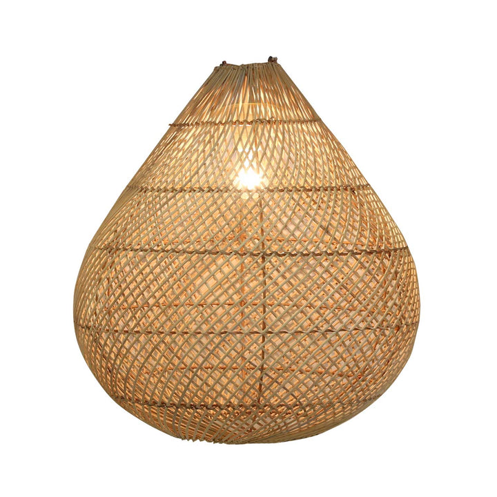 Rattan pendant light Majene
