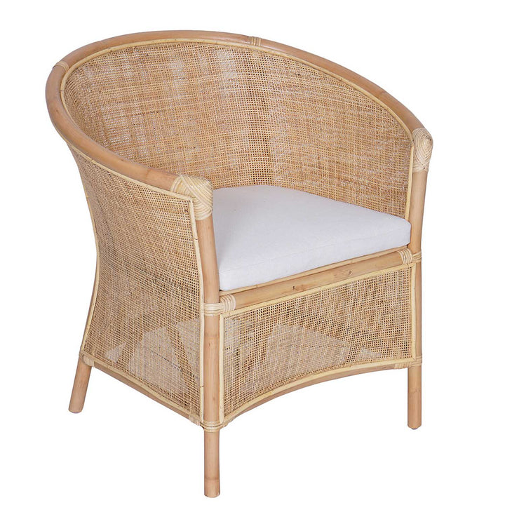 Rattan armchair Sumatra natural