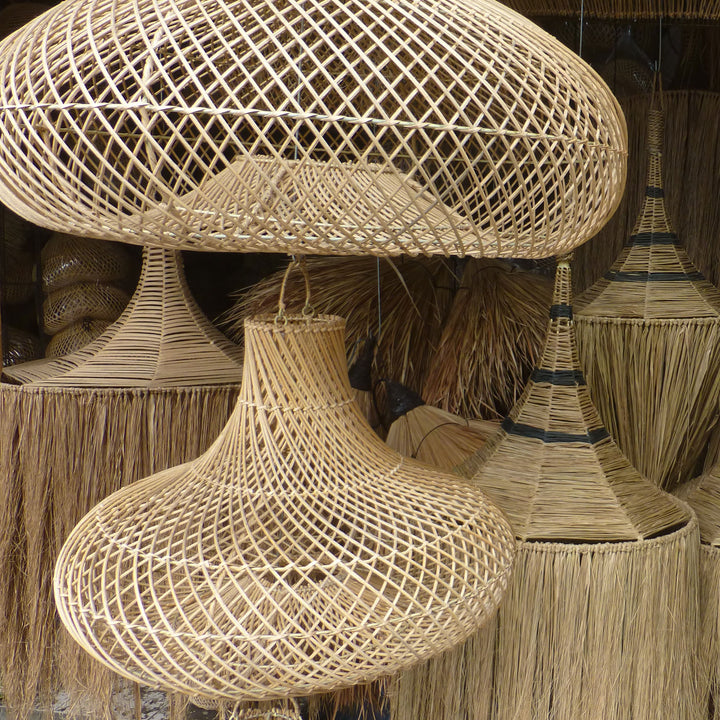Rattan lamp Nora