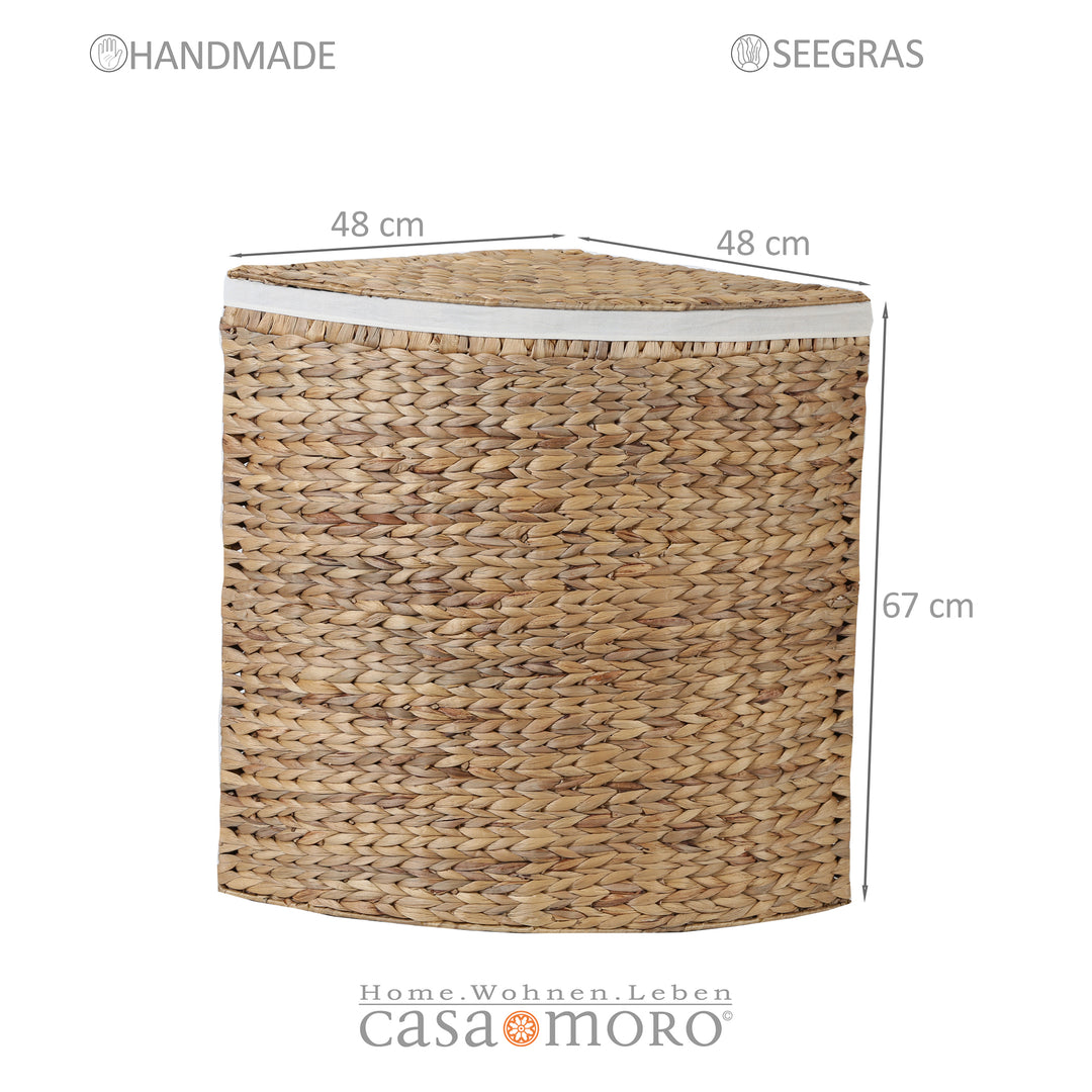Corner laundry basket Viona L