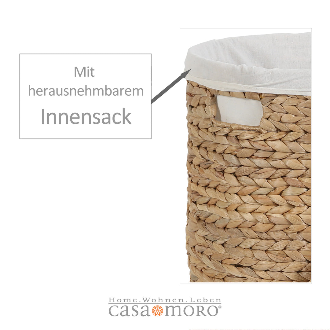 Laundry basket Zenta L with lid