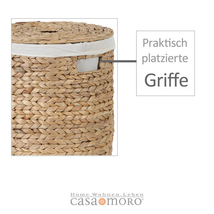 Laundry basket Zenta M with lid