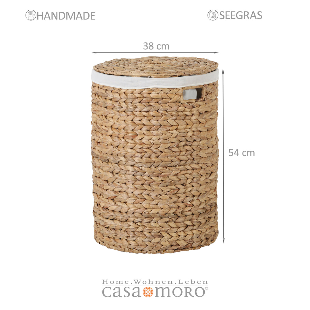 Laundry basket Zenta M with lid