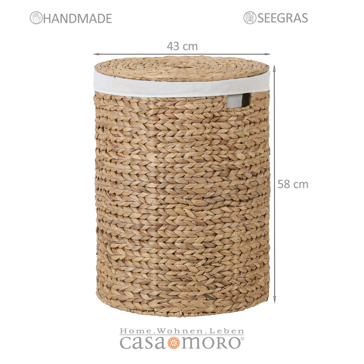 Laundry basket Zenta L with lid