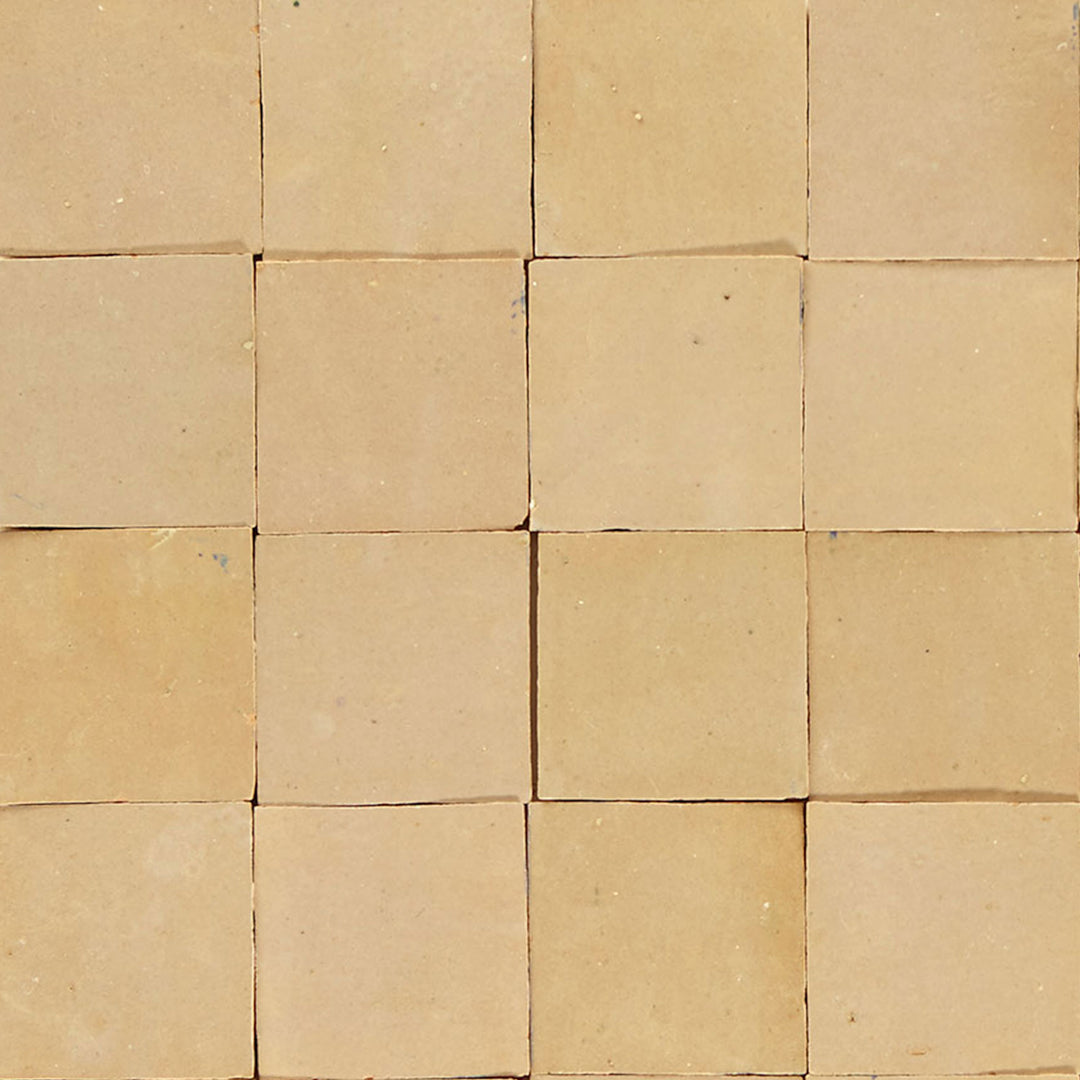 Moroccan Zellige Tile Beige 10×10 cm – Z151