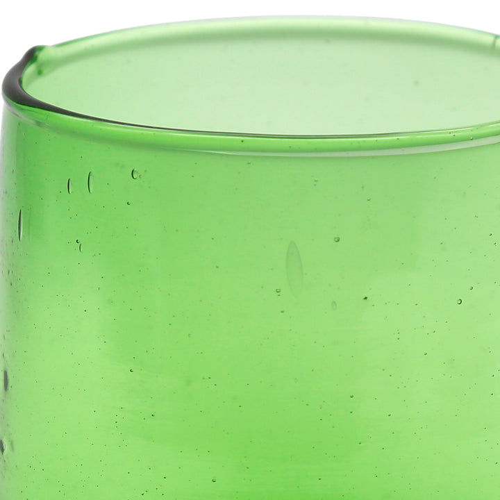 Green glasses – for cocktails and special drinks