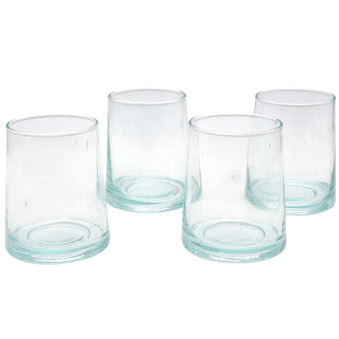 Cocktail glass in a transparent design - conically shaped, lightweight and handmade