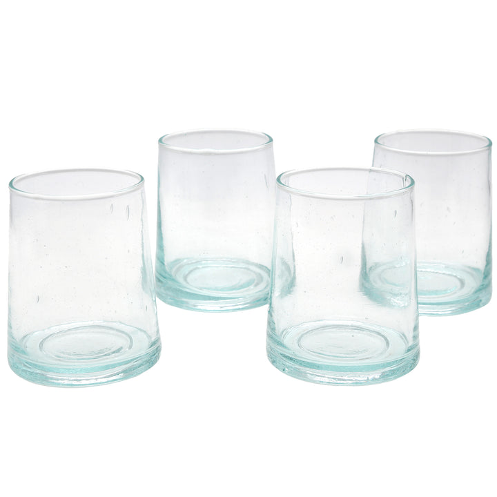 Cocktail glass in a transparent design - conically shaped, lightweight and handmade