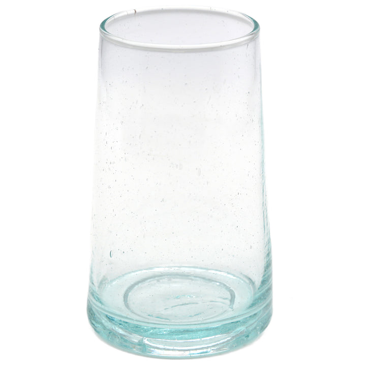 Glasses for iced coffee, iced chocolate or iced tea - conical and transparent