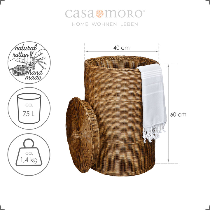 Storage basket with lid – 75l